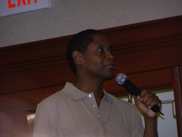 Tim during his talk on Saturday, July 14, 2007