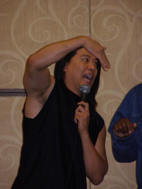 Garrett Wang at the charity breakfast at the convention in Las Vegas, Aug. 18, 2006