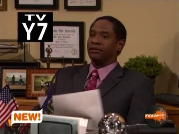 Tim Russ as the School Principal in the pilot of "iCarly"