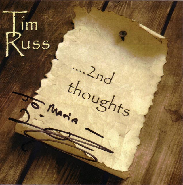 Cover of Tim Russ' new CD 2nd Thoughts